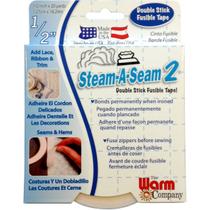 Fita fusível Warm Company Steam-A-Seam 2 Double Stick 1,3 cm x 18 m Fita fusível Warm Company Steam-A-Seam 2 Double Stick 1,3 cm x 18 m