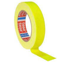 Fita Gaffer Fluorescente Tesa Amarelo Neon 19mm x 25m Palco Marcação Fita Gaffer Fluorescente Tesa Amarelo Neon 19mm x 25m Palco Marcação