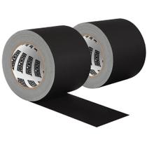 Fita Gaffers Lockport preta de 10 cm x 27,4 m - pacote com 2 Fita Gaffers Lockport preta de 10 cm x 27,4 m - pacote com 2