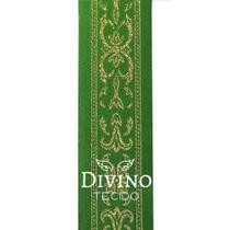 Fita Galão Litúrgico 1 m x 4,9 cm larg des 1844 - Verde Fita Galão Litúrgico 1 m x 4,9 cm larg des 1844 - Verde