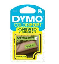 Fita gliterizada DYMO para rotulador LM (12mm x 3m) preto/verde Fita gliterizada DYMO para rotulador LM (12mm x 3m) preto/verde