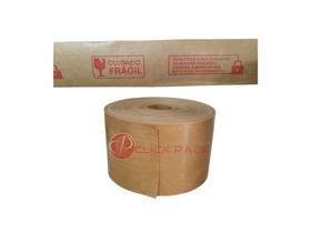 Fita gomada 80mm para canoa de fita gomada sem Reforço 1Kg 120m Cuidado Frágil Fita gomada 80mm para canoa de fita gomada sem Reforço 1Kg 120m Cuidado Frágil