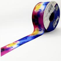 Fita Gorgurao Estampada Halley 38mm/nº9 - R:3161-Tie Dye