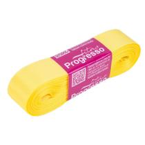 Fita Gorgurão Progresso 22mm nº5 - 10m Cor 242 Amarelo Canário - 01 unidade