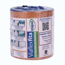 Fita Impermeabilizante Manta Viaflex Cor Telha 15cm X 10mt