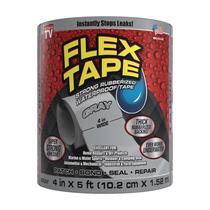 Fita impermeável Flex Tape Original Espessura 10 cm x 1,5 m Cinza