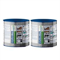 Fita Impermeável Lâmina De Alumínio Flexível 10cmx10m -2 Und Fita Impermeável Lâmina De Alumínio Flexível 10cmx10m -2 Und