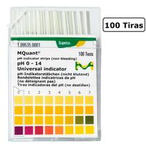 Fita Indicadora de pH 0 A 14 100 Tiras MERCK