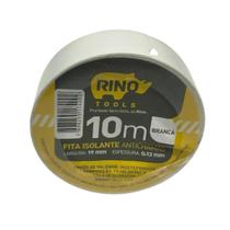 Fita Isolante 0,13mm x 19mm 10m Anti-Chamas Branca 750V