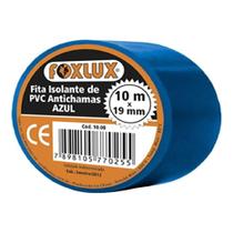 Fita Isolante 10 Mts Azul Foxlux Fita Isolante 10 Mts Azul Foxlux
