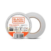 Fita Isolante 10m x 18mm Branca Black+Decker BDMT-0001-03