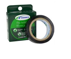 Fita Isolante 19mm Rolo 5m Amanco kit com 60 unidades Fita Isolante 19mm Rolo 5m Amanco kit com 60 unidades