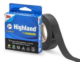 Fita isolante 19mm x 20 metros 3m - highland