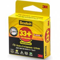 Fita isolante 19mm x 5m 33+ classe a 3m scotch