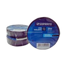 Fita Isolante 20m Preta 05195.0113.20 Soprano Fita Isolante 20m Preta 05195.0113.20 Soprano