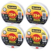 Fita Isolante 33+ 19x20m Profissional Scotch 3m 4 Unidades Fita Isolante 33+ 19x20m Profissional Scotch 3m 4 Unidades