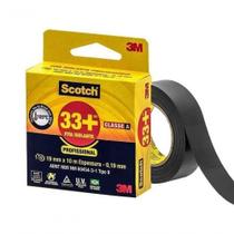 Fita Isolante 33+ Profissional Scoth 3m - 19mm X 10m Fita Isolante 33+ Profissional Scoth 3m - 19mm X 10m