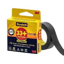 Fita Isolante 33+ Profissional Scoth 3M - 19mm x 10m Fita Isolante 33+ Profissional Scoth 3M - 19mm x 10m