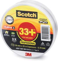 Fita Isolante 3m 33+ 19mm x 20m Preta Scotch Fita Isolante 3m 33+ 19mm x 20m Preta Scotch