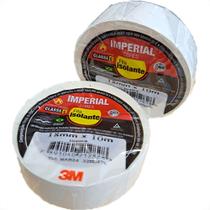 Fita Isolante 3M Imperial. 10M Branca - Kit C/10 Pecas