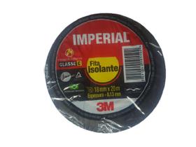 Fita Isolante 3m Imperial 18mm X 20m Preta - 1un Fita Isolante 3m Imperial 18mm X 20m Preta - 1un