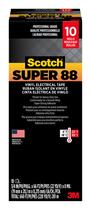 Fita isolante 3M Scotch Super 88 Vinil -18 a 105C preta