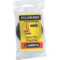Fita Isolante Adelbras 10Mx19Mm Preta Fita Isolante Adelbras 10Mx19Mm Preta