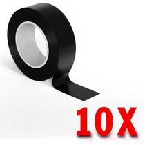 Fita Isolante Anti Chama 19mm x 10m com 10 unidades Fita Isolante Anti Chama 19mm x 10m com 10 unidades