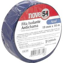 Fita Isolante Antichama 19mm x 10mt Azul Nove54