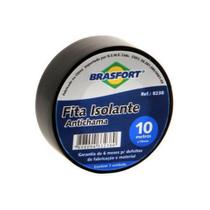 Fita Isolante Antichama Preta 19mm x 10m Brasfort