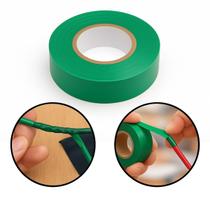 Fita Isolante Antichama Verde 19mm x 10m Segurança e Resistência para Instalações Elétricas 600V 80C