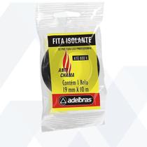 Fita Isolante Antichamas 19MM X 20M - Adelbras Preta