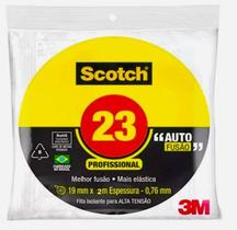 Fita Isolante Auto Fusão Scotch 23 Alta Tensão 19mm X 2m - 3M