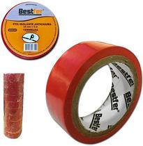 Fita isolante Bestfer Vermelha - (antichama)