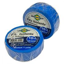 Fita Isolante Brasfort.10M Azul - 8647 ./ Kit Com 10 Peca