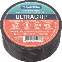 Fita Isolante Classe A 0,18x19 mm Tramontina Preta 5 m Fita Isolante Classe A 0,18x19 mm Tramontina Preta 5 m