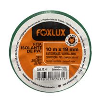 Fita Isolante Colorida Foxlux Pvc Antichama 19mm X 10 Metros