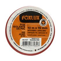 Fita Isolante Colorida Foxlux Pvc Antichama 19mm X 10 Metros