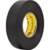 Fita Isolante Elétrica Scotch 33+ 19mm X 20m 750V Preta 3M Brasil