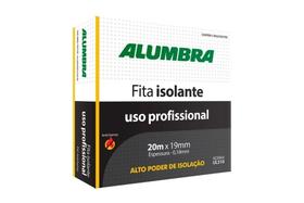 Fita Isolante em Pvc Uso Profissional com 20 Metros Preta