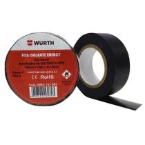 Fita Isolante Energy Preta 18mm x 10m - Wurth - 0985181001 - Unitário Fita Isolante Energy Preta 18mm x 10m - Wurth - 0985181001 - Unitário