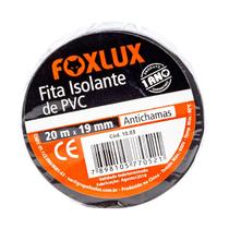 Fita Isolante Foxlux 19mm x 20m Pacote com 10 Unidades