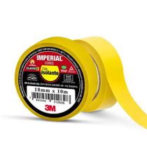 Fita Isolante Imperial 18mm x 10m Amarelo - 3M