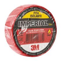 Fita Isolante Imperial 18mm x 10m Vermelha - 3M Fita Isolante Imperial 18mm x 10m Vermelha - 3M