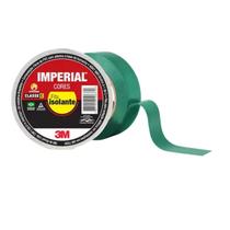 Fita Isolante Imperial PVC 18mm x 20m Verde 3M