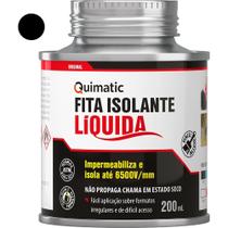 Fita Isolante Líquida, 200 ml, Preta, Quimatic OstenVonder Fita Isolante Líquida, 200 ml, Preta, Quimatic OstenVonder