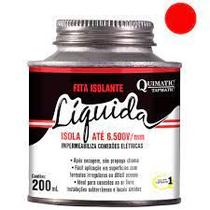 Fita isolante liquida 200ml vermelha