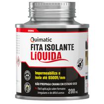 Fita Isolante Líquida Quimatic Preta 200ml - BD1 - TAPMATIC Fita Isolante Líquida Quimatic Preta 200ml - BD1 - TAPMATIC