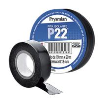 Fita Isolante Preta 19mm 5 Metros P-22 Prysmian Premium PVC