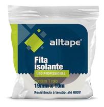 Fita Isolante Preta Anti Chamas 19mm x 10m Alltape para Elétrica Kit com 05 Unidades Fita Isolante Preta Anti Chamas 19mm x 10m Alltape para Elétrica Kit com 05 Unidades